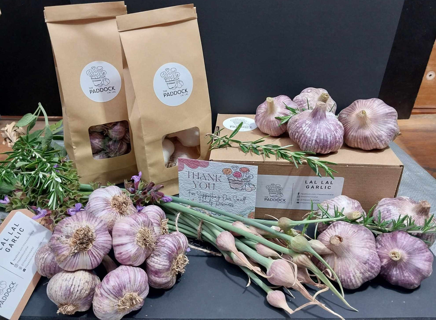 Garlic Box - 1kg - The Paddock Lal Lal