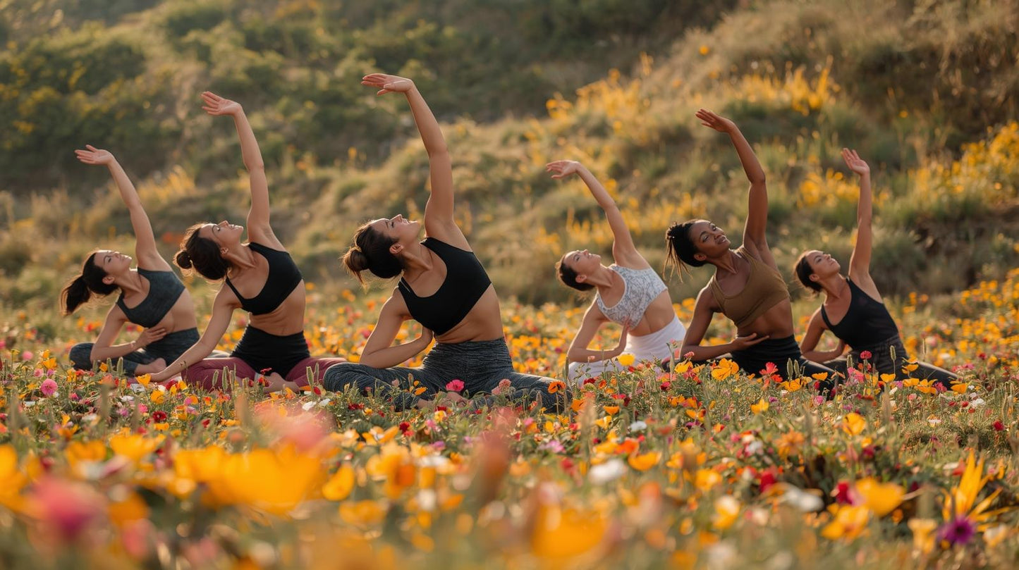 Sunrise Yoga in the Flower Patch - The Paddock Lal Lal